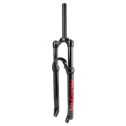 WAMBAS 26 27,5 Fourche à Suspension pneumatique VTT 29 Pouces Voyage 120 mm 1-1/8 Tube Droit QR 9 mm Verrouillage Manuel VTT ultraléger Fourches Avant Alliage de magnésium