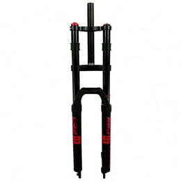 WangT Pièces de rechanges WANGT Air Suspension Fork Fourchette, VTT Frein à Disque Fourche avec Amortisseur Hydrolique Design Ultra-LéGer en Alliage D'Aluminium, Rouge, 27.5