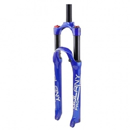 WangT Pièces de rechanges WANGT Fourche à Suspension VTT 26 Pouces 1-1 / 8"28 6 Mm Tube Droit en Alliage De Magnésium Fourche à Gaz Frein à Disque Suspension De Vélo Course 120 Mm, Red 26inch