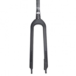 Zatnec Fourches VTT Zatnec 1-1 / 8 '(28.6mm) Vélo De Montagne Fourche À Suspension, Fibre De Carbone Tube De Cône 3K Vélo Le Disque Dur Frein 26 / 27, 5 / 29 Noir (Color : A, Size : 27.5inch)