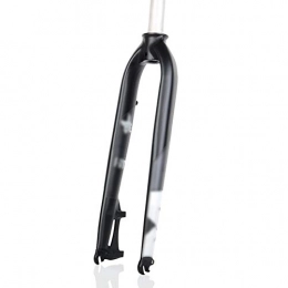 Zatnec Fourches VTT Zatnec 26 / 27, 5 / 29 Pouces Fourche Dure, Vélo De Montagne Fourche Avant, Ultra Léger Alliage D'aluminium Frein À Disque (Color : White)