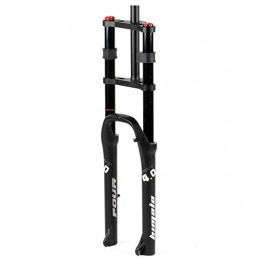 ZGYZ Pièces de rechanges ZGYZ VTT E-Bike Fat Fourche Avant 26"170mm Débattement, Frein à Disque 1-1 / 8" Steerer Vélo Suspension Fourche Amortissement d'air pour 4.0"Pneu, QR, BMX, ATB