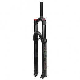 ZHTY Pièces de rechanges ZHTY Mountain Bike Air Fork 26"27.5" 29"Vélo Suspension Fourche VTT Verrouillage à Distance Réglage de l'amortissement 1-1 / 8" Voyage 100mm Noir Or