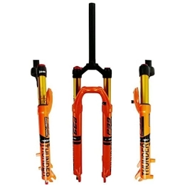 ZLYJ Pièces de rechanges ZLYJ Fourches VTT Fourche À Suspension Pneumatique pour Vélo De Montagne 27, 5 Axe Traversant De 29 Pouces, Débattement 110 Mm, Réglage du Rebond, 28, 6 Mm Tube Conique A, 29inch