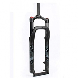 ZXCNB Pièces de rechanges ZXCNB BMX Fat Fork 20 / 26 Pouces VTT Vélo Suspension Fourche 4.0 Pneu Vélo Air Amortisseur Moyeu Largeur 135Mm Dégagement Rapide 1-1 / 8"Voyage 105Mm HL Vélo Fourche