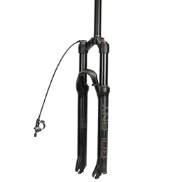 ZYHDDYJ Pièces de rechanges ZYHDDYJ Fourche Avant 26 / 27.5 / 29 Pouces Fourche Suspendue VTT Air Course 140mm QR 9x100mm Réglage De L'amortissement Frein À Disque Accessoires De Cyclisme (Color : Black, Size : 29 inch)