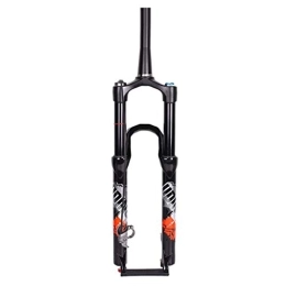 ZYHDDYJ Pièces de rechanges ZYHDDYJ Fourche Avant 26 27, 5 Pouces VTT Vélo Air Fourche Alliage Frein à Disque Fourche à Suspension Noir Pièces de Vélo (Size : 26 inch)