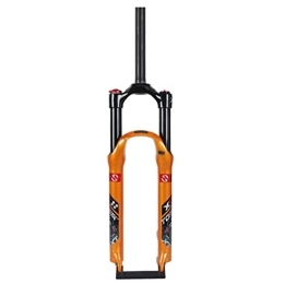 ZYHDDYJ Pièces de rechanges ZYHDDYJ Fourche Avant Fourche à Suspension VTT 26 Pouces 27, 5 Pouces Amortisseur d'air 1-1 / 8" Voyage: 120mm Vert / Orange (Color : Orange, Size : 26INCH)