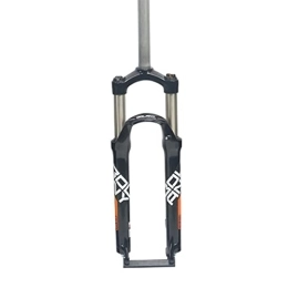 ZYHDDYJ Pièces de rechanges ZYHDDYJ Fourche Avant Fourches À Suspension pour VTT 26 / 27, 5 / 29 Pouces Fourche Avant Vélo VTT Fourche Mécanique Voyage 105mm 28, 6mm QR 9mm Tube Droit (Color : Black Orange, Size : 26inch)