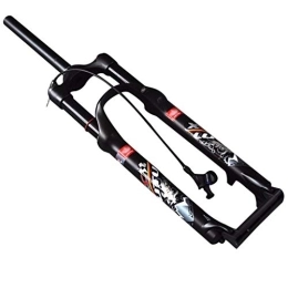 ZYHDDYJ Pièces de rechanges ZYHDDYJ Fourche Avant VTT Air Suspension Suspension Fourche 1-1 / 8' Léger en Alliage D'aluminium VTT Vélo Épaule Voyage Contrôle: 120mm (Color : Black, Size : 27.5inch)