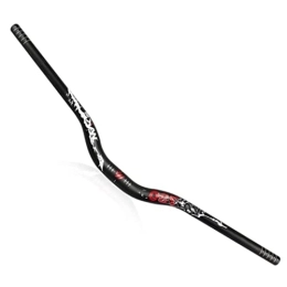 LUNJE Guidon VTT 31.8mm VTT Guidon U-Shape High Riser VTT Guidon 780mm Extra Long en Alliage D'aluminium Vélo Guidon (Color : 780mm Red)