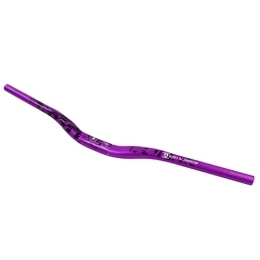 Bediffer Guidon VTT Bediffer Guidon, Extra Long Haute Dureté Confortable Facile à Nettoyer Guidon de VTT en Alliage d'Aluminium pour Le Cyclisme(Violet)