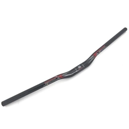 DSFHKUYB Guidon VTT DSFHKUYB Barre de Vélo en Carbone VTT Vélo Guidon de Vélo de Montagne Embouts de Barre en Carbone 22.2 MM pour Vélos de Route VTT, Rouge, 720mm