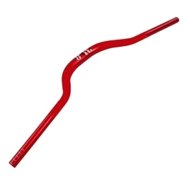 Emoshayoga Pièces de rechanges Emoshayoga Guidon Riser, VTT Riser Guidon Alliage d'aluminium Augmenter l'efficacité Plus léger pour Le Cyclisme(Rouge)