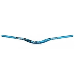 LUNJE Guidon VTT Guidon De VTT 31.8mm Guidon VTT en Alliage D'aluminium 720 / 780mm Guidon Extra Long DH XC Vélo (Color : Blauw, Size : 720mm)