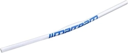 ESASAM Guidon VTT Guidon de vélo de montagne en carbone 31, 8 mm Guidon VTT Barre plate XC DH Racing Guidon (Color : Blue, Size : 640mm)