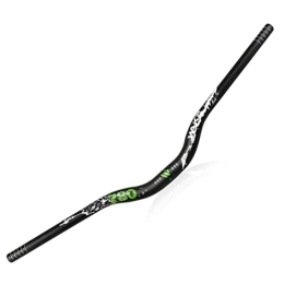 LUNJE Guidon VTT Guidon De Vélo De Montagne Haute Hauteur 31.8x780mm Guidon VTT Extra Long en Alliage D'aluminium Guidon De Vélo en Forme De U (Color : Green 780mm)