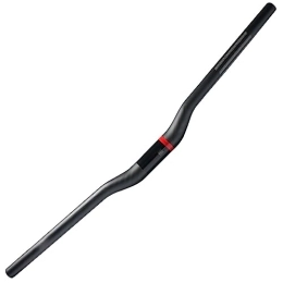 QFWRYBHD Pièces de rechanges Guidon De Vélo Vtt 31, 8 Mm Guidon De Vélo De Montagne En Fibre De Carbone Extra Long Riser Bar Guidon De Vélo For VTT Vélo De Route (Color : Red, Size : 640 * 31.8mm)