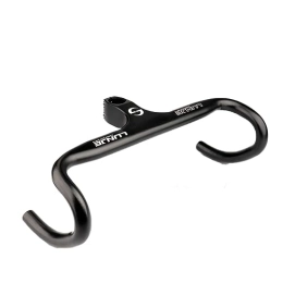 QFWRYBHD Pièces de rechanges Guidon VTT Barres En Alliage D'aluminium 28.6mm Guidon Vélo À Engrenage Fixe For La Descente Et L'enduro Applicable XC / AM / FR / DH (Color : Black, Size : 400mm)