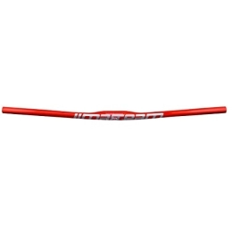 LHHL Guidon VTT Guidon VTT Carbone 31.8mm Mountain Bicycle Guidon VTT Vélo Guidon 580 / 600 / 620 / 640 / 660 / 680 / 700 / 720 / 740 / 760mm (Color : Rot, Size : 720mm)