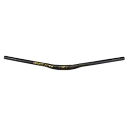 LHHL Guidon VTT Guidon VTT Cintre Relever Vélo 31, 8x780mm Guidolines de Vélo en Alliage d'Aluminium Guidon Extra Long pour Le Vélo (Color : Black Gold Label)