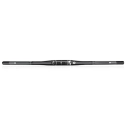 LHHL Pièces de rechanges Guidon VTT Guidon Vélo 31.8mm Guidon Velo Route Carbone Mountain Bicycle Guidon 680 / 700 / 720 / 740 / 760 / 780mm Plat Bar Extra Long for Le Vélo (Color : Black, Size : 740MM)