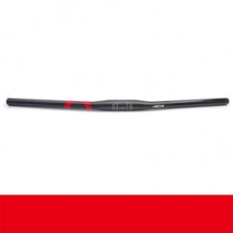 PACPL Pièces de rechanges Haute qualité VTT Pièces VTT 3K Full Carbon Guidons Carbone vélo Brillant / Rouge Mat 31, 8 * 580-740mm Guidon Cintre (Color : Flat 640mm)