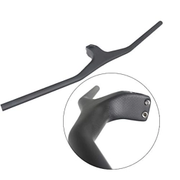 Huanxin Pièces de rechanges Huanxin Carbone Cintre VTT, vélo Guidon 17 Degree600 / 620 / 660 / 680 / 700 / 720 * 80 / 90 / 100 / 110mm 17 degrés, handlehar 680mm*110mm stem