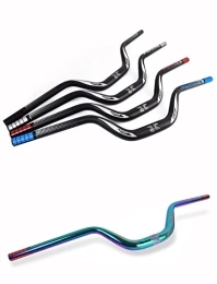 LENSHAO Pièces de rechanges LENSHAO Guidon de VTT robuste 720 / 780 x 31, 8 mm - Guidon de vélo avec grand angle d'irondelle - Pièces de vélo de route (couleurs : 780 mm)