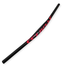 LHHL Pièces de rechanges LHHL Guidon Vélo Guidon VTT Riser Guidon 31.8mm Guidon Velo Carbone 680 / 700 / 720 / 740 / 760mm Mountain Downhill VTT Cintre (Color : Rot, Size : 740MM)