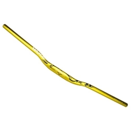 LUNJE Guidon VTT LUNJE Guidon VTT en Alliage D'aluminium 31, 8 Mm Guidon VTT 780 Mm Extra Long Bar Rise 45 Mm Guidon De Vélo en Forme D'hirondelle (Color : Gold)