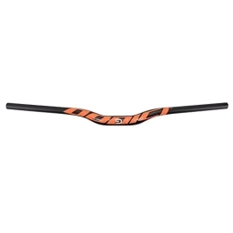 LUOSHUO Pièces de rechanges LUOSHUO Guidon Velo 31 8mm Monter la Fibre de Carbone complète MTB Guidon Matte 690 / 720 / 740mm 5 degrés Poignée de vélo Bar Bar à vélo Guidon VTT (Color : 740 Orange Matte)