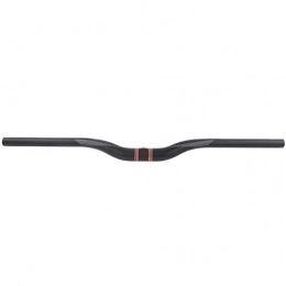 nobrands Pièces de rechanges Matte Full Carbon Fibre Mountain Bike Cycling Road Bicycle Guidon Flat Bar Fits for 31.8mm(720mm)