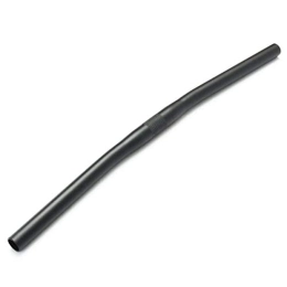 SOUTES Pièces de rechanges Poignées de Guidon de Vélo, VTT Bar guidon 25.4mm Flat Longueur en alliage d'aluminium à vélo Vélo droit (Couleur : Black)