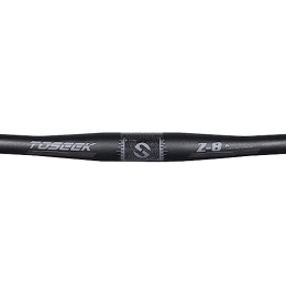 QFWRYBHD Pièces de rechanges QFWRYBHD Guidon Extra Long Guidon Vélo Rise Guidon Guidon VTT Carbone Guidon VTT en Fibre De Carbone Convient for Le Cyclisme Racing XC DH Guidon Vélo (Color : Black, Size : 31.8 * 760mm)