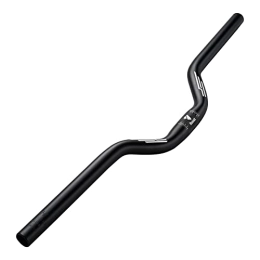 Rmiott Guidon VTT Rmiott Guidon VTT 25, 4 mm en aluminium - Longueur 600 mm - Noir (0 30 50 70 90) mm au choix