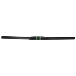 SALUTUYA Guidon VTT SALUTUYA Accessoire de Guidon en Fibre de Carbone Léger Durable Haute robustesse Qualité Ultralight Carbon(Straight Green Label 660 * 31.8mm)