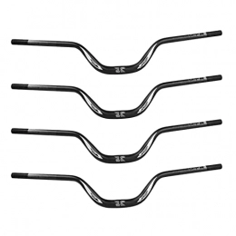 Sharplace Pièces de rechanges Sharplace 4X Guidon de Vélo de Montagne Léger VTT Down Hill DH Vélo Extra Long Riser Bar 31.8mm 720mm High Rise Guidon