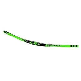 SM SunniMix Pièces de rechanges SM SunniMix Guidon de Vélo de Montagne Léger Extra Long 720 / 780mm 31.8mm 10 ° élévation Pliée 18mm VTT Barre de Montée de Vélo de Route, 780 mm Vert