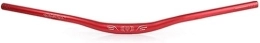 ERmoda Pièces de rechanges Style de vie Guidon d'hirondelle à grand Angle guidon vtt VTT guidon surélevé en alliage d'aluminium guidon Extra Long Riser 25mm Pratique (Color : Rosso, Size : 780mm)