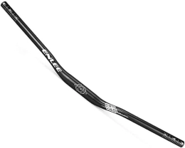 ERmoda Pièces de rechanges Style de vie Guidon de VTT Riser allongé 25mm Guidon de VTT en aluminium rehaussé 720mm / 780mm XC / AM / DH Guidon Pratique (Color : Black, Size : 780mm)