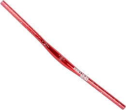 ERmoda Pièces de rechanges Style de vie Guidon VTT descendant 720 mm Guidon plat extra long XC AM FR Guidon VTT en aluminium (couleur : rouge) Pratique