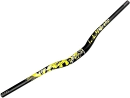 ERmoda Pièces de rechanges Style de vie Guidon vtt descente Extra long hirondelle hauteur 30mm guidon VTT descente en aluminium Pratique (Color : Black Yellow, Size : 720mm)