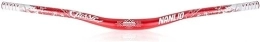 ERmoda Pièces de rechanges Style de vie Guidon VTT Extra Long 720mm / 780mm Rise Guidon Aluminium 25mm Guidon VTT DH XC AM Pratique (Color : Rosso, Size : 780mm)