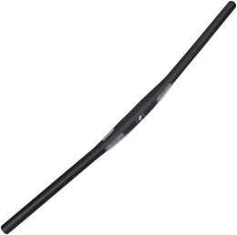 ERmoda Pièces de rechanges Style de vie Guidon VTT Guidon Plat VTT en Fibre de Carbone Guidon Extra Long en Aluminium Angle Arrière 6° Pratique (Color : Black, Size : 780mm)