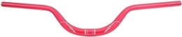 ERmoda Pièces de rechanges Style de vie VTT 90mm haut guidon aluminium vtt guidon DH XC AM 720mm / 780mm Extra Long hirondelle guidon Pratique (Color : Rosso, Size : 780mm)