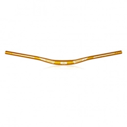 SZTUCCE Pièces de rechanges SZTUCCE Guidon de vélo Manillar Carbono VTT Alliage d'aluminium 620 / 720 / 780 * 31.8mm 3K Volant Mate 3K Pièces de vélo (Color : Gold 620mm)