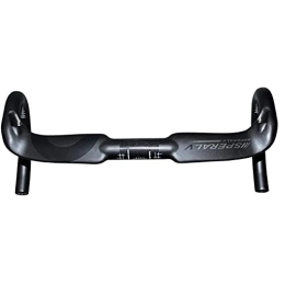 TTSJSM Pièces de rechanges TTSJSM Guidon Velo, Guidon VTT Matte Noir Full Fibre de Carbone Fibre de Carbone Burbar Bar Bar Barbon de Barre 31.8 400 / 420 / 440mm (Color : Matte 400mm)