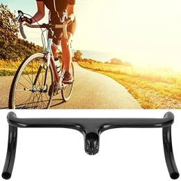 Zunate Pièces de rechanges Zunate Guidon de vélo de Route, Guidon de vélo de Route intégré en Fibre de Carbone Pièce de Rechange de vélo de poignée de Course pour Les passionnés de vélo VTT MBX