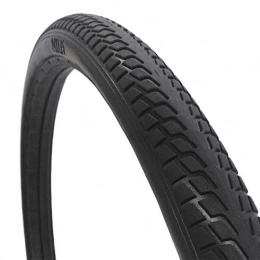 NANANA Pièces de rechanges 24x1.75 Pouce Pliable Pneus Lisses pour Route VTT Montagne Hybrid Vélo Bicyclette, Pneu de Vélo Tubeless Ready, Noir